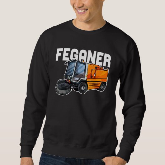 Mens Feganer Road Cleaning Waste Removal Müll Sweatshirt (Vorderseite)