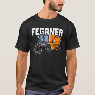 Mens Feganer Road Cleaning Waste Removal Müll T-Shirt