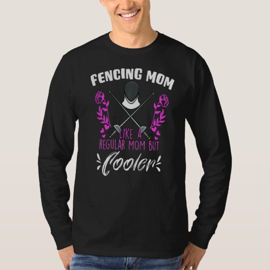 Mens Fencer Mutter erleben Muttertag Frauen T-Shirt (Vorderseite)