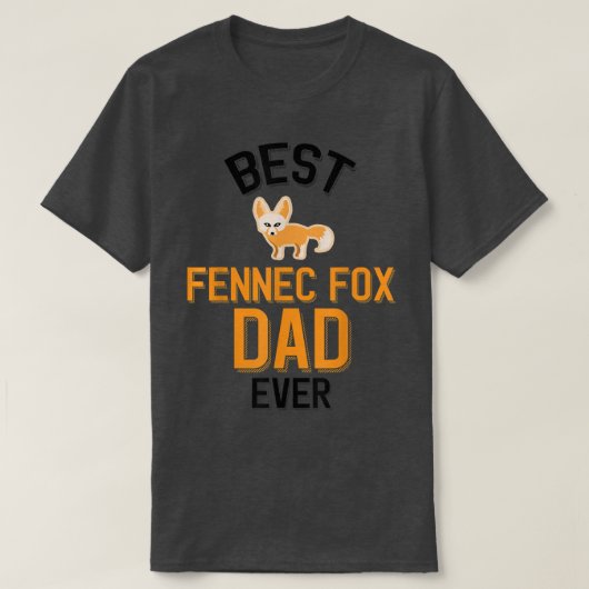 Mens Fennec Fox Dad T-Shirt (Design vorne)
