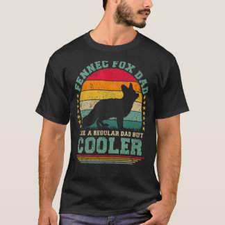 Mens Fennec Fox Vater wie ein regulärer Vater, abe T-Shirt