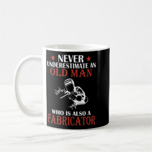 Mens Ferret - Unterschätze niemals einen Mann mit  Kaffeetasse