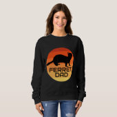 Mens Ferret Vater Sweatshirt (Vorne ganz)