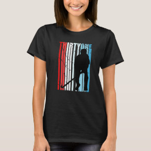 Mens Field Hockey 31. Geburtstag Spieler Motivatio T-Shirt