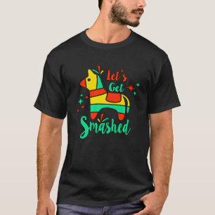 Mens Fiesta Llama Pinata Lasse Bachelo schlagen T-Shirt