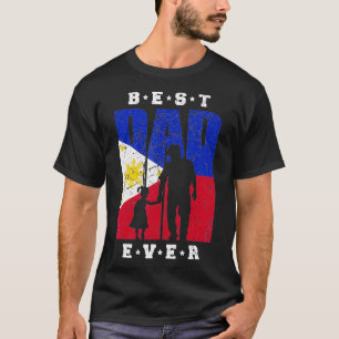 Mens Filipino Vater Girl Philippines Fathers Day T-Shirt