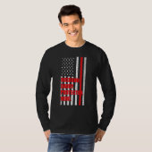 Mens Firefighter Vater Husband Daddy Protector Her T-Shirt (Vorne ganz)