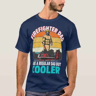 Mens Firefighter-Vater regelmäßig, aber Cooler Vät T-Shirt