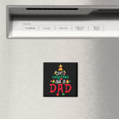 Mens First Christmas As A Dad Xmas New Daddy Anno Magnet (In Situ (Geschirrspüler))