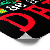 Mens First Christmas As A Dad Xmas New Daddy Anno Poster (Ecke)