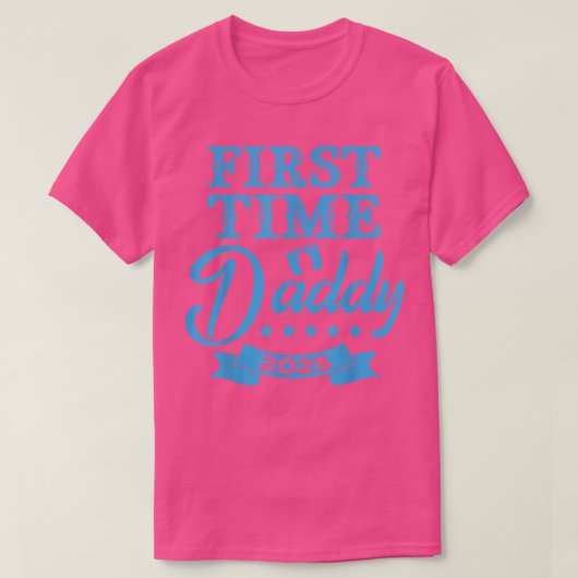 Mens First Time Daddy 2023 Pregnancy Announcement T-Shirt (Design vorne)