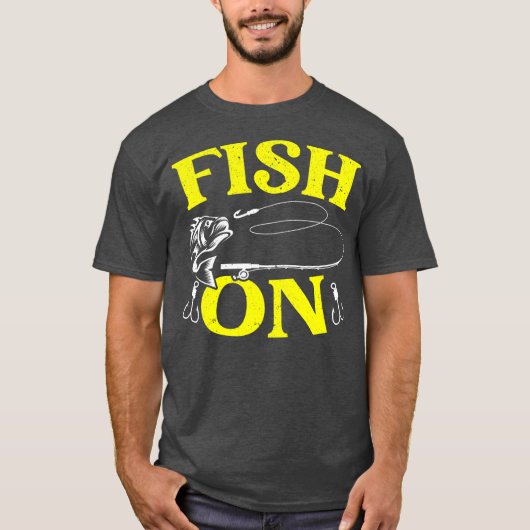Mens Fischen Fisherman Saltwater Fisish Fish T-Shirt (Vorderseite)