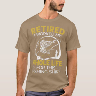 Mens Fisher Hook Angelgrandpa Fisherman T-Shirt
