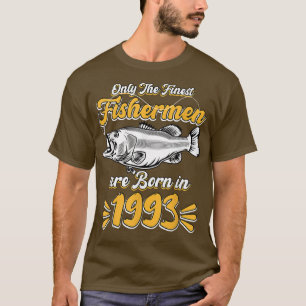 Mens Fisherman 28. Geburtstag Funny Fishing Vintag T-Shirt