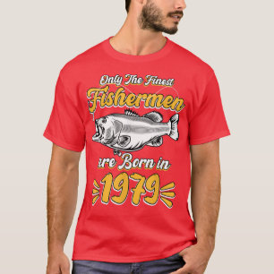 Mens Fisherman 42. Geburtstag Funny Fishing Vintag T-Shirt