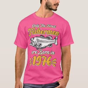 Mens Fisherman 45. Geburtstag Funny Fishing Vintag T-Shirt