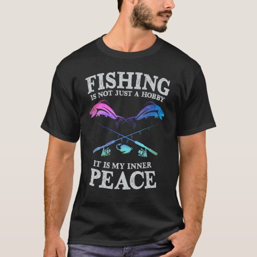 Mens Fishing Is Not Just a Hobby It's My Inner Pea T-Shirt (Vorderseite)