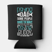 Mens Fishing Vater Funny Father Kid Matching T - S Dosenkühler (Rückseite)