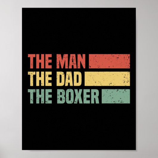 Mens Fitness Boxing Ring - I Love Kickboxing Poster (Vorne)