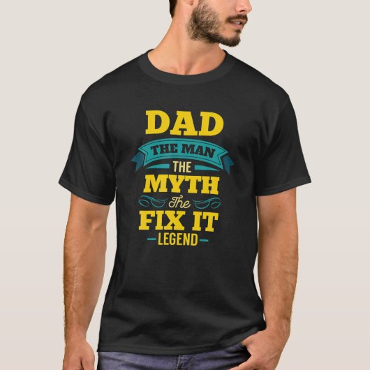 Mens Fix It Shirt Handyman Fathers Day Gift (Vorderseite)