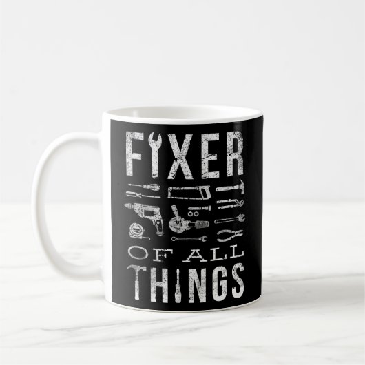 Mens Fixer aller Dinge Werkreparaturwerkzeug Handy Kaffeetasse (Links)