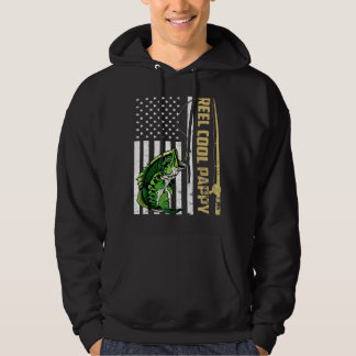 Mens Flag Vintag Reel Cool Pappy Vathy Day Hoodie