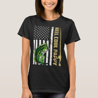 Mens Flag Vintag Reel Cool Pappy Vathy Day T-Shirt