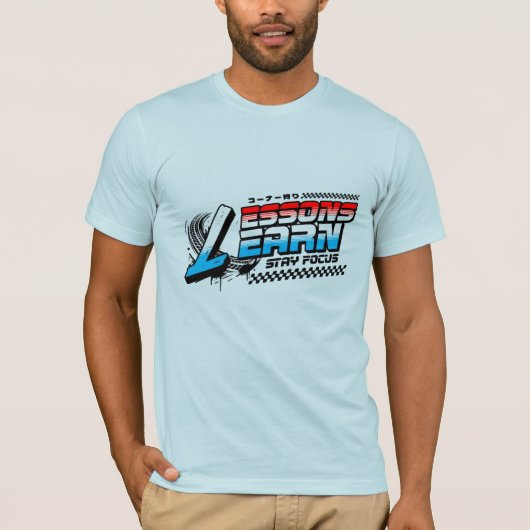 MEN'S FOCUS LESSONS LEARN JERSEY T-SHIRT  (Vorderseite)