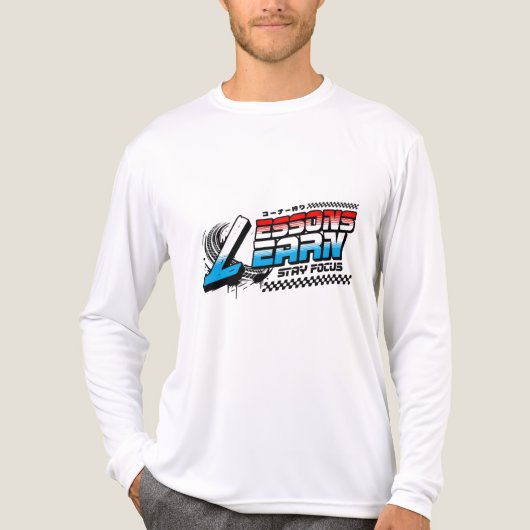 MEN'S FOCUS LESSONS LEARN LONG SLEEVE T-SHIRT  Tri-Blend SHIRT (Vorderseite)