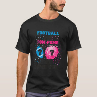 Mens Football oder Pom Poms Gender Reveal Shirt Va
