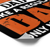 Mens Football Vater Spaß Vater American Football Poster (Ecke)