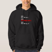 Mens for lorries drivers truckers hoodie (Vorderseite)