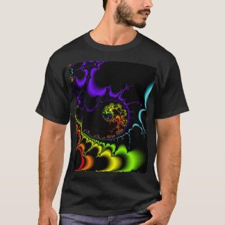 Mens Fractal #45 mathematics Mandelbrot se T-Shirt