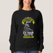 Mens Freight Train Modellbahn Sweatshirt (Vorderseite)