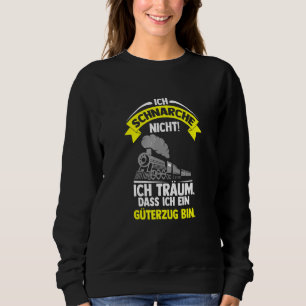 Mens Freight Train Modellbahn Sweatshirt