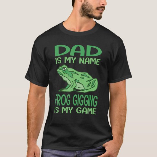 Mens Frog Catching & Toad Hunting for a Bullfrog H T-Shirt (Vorderseite)