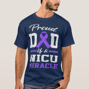 Mens Frühreife Bewusstsein Proud Preemie Vater Nic T-Shirt