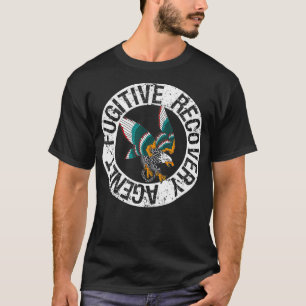 Mens Fugitive Erholung Agent für einen Bounty Hunt T-Shirt