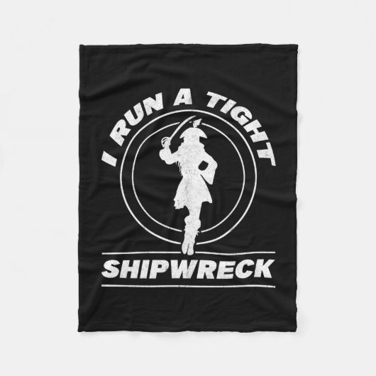Mens führen ein straffes Schiffswrack karibischer Fleecedecke (Vorderseite)