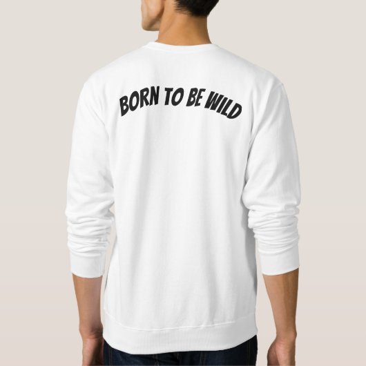 Mens Full Sleve Sweater Sweatshirt (Rückseite)