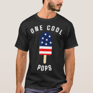 Mens Fun One Coolen Pop Patriotic Summer Vater's D T-Shirt