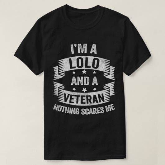 Mens Fun Veteran Lolo Apparel, Filipino Opa Sh T-Shirt (Design vorne)