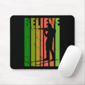 Mens Funky Mens schießt Gun Biathlon Ziel Sprung Mousepad (Mit Mouse)