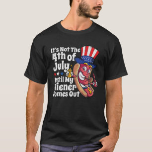 Mens Funny 4. Juli Hot Dog Dackel kommt raus und T-Shirt