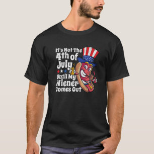 Mens Funny 4. Juli Hot Dog Dackel kommt raus und T-Shirt