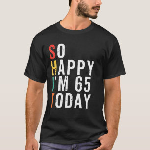 Mens Funny 65. Geburtstag Geschenke ag 65 Jahre al T-Shirt