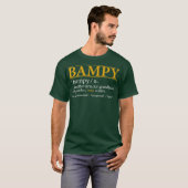 Mens Funny BAMPY definition Fathers day gift T-Shirt (Vorne ganz)