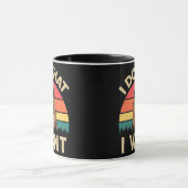 Mens Funny Basset Hunde Geschenke tue ich, was ich Tasse (Zentrum)