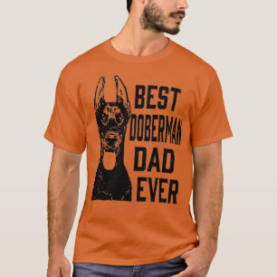 Mens Funny Best Doberman Dog Vater Ever Fathday T-Shirt