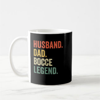 Mens Funny Bocce Husband Vater Bocce Ball Legende Kaffeetasse